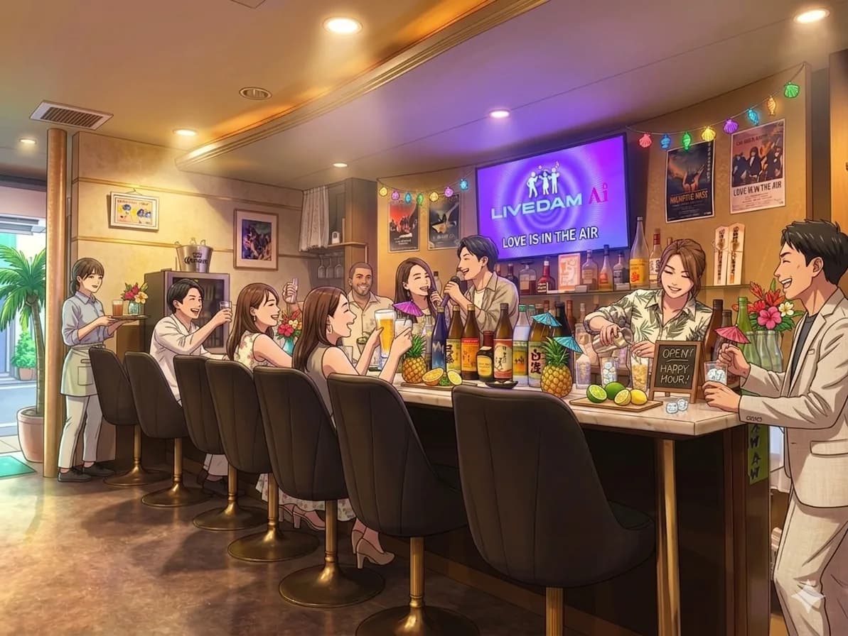 leap 夏の雰囲気 — 岡垣町・海老津駅前のcafe & bar leap